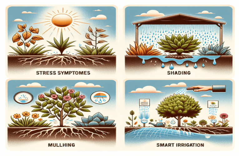 Jakie są skuteczne techniki ochrony roślin przed suszą: objawy stresu cieniowanie mulczowanie i inteligentne nawadnianie