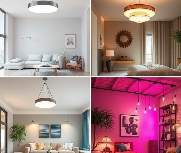 Jak dopasować kolor lampy LED sufitowej do stylu wnętrza – praktyczne wskazówki i inspiracje?