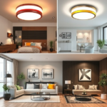 Jak dopasować kolory lamp sufitowych LED do stylu wnętrza? 5 kroków do harmonijnego oświetlenia w Twoim domu.