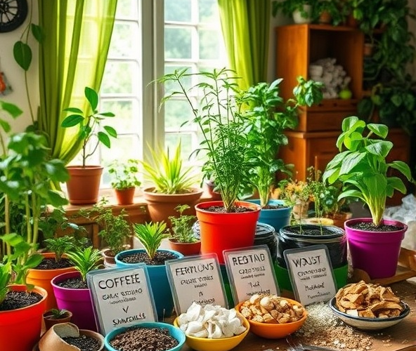 Jak wykorzystać odpady z recyklingu do stworzenia efektywnych nawozów organicznych dla roślin doniczkowych?